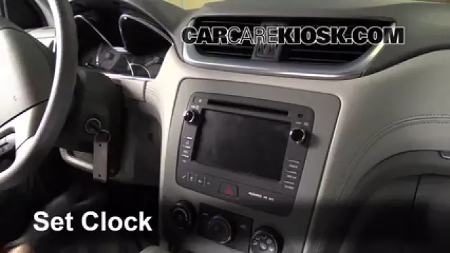 2013 Chevrolet Traverse LS 3.6L V6 Reloj Fijar hora de reloj